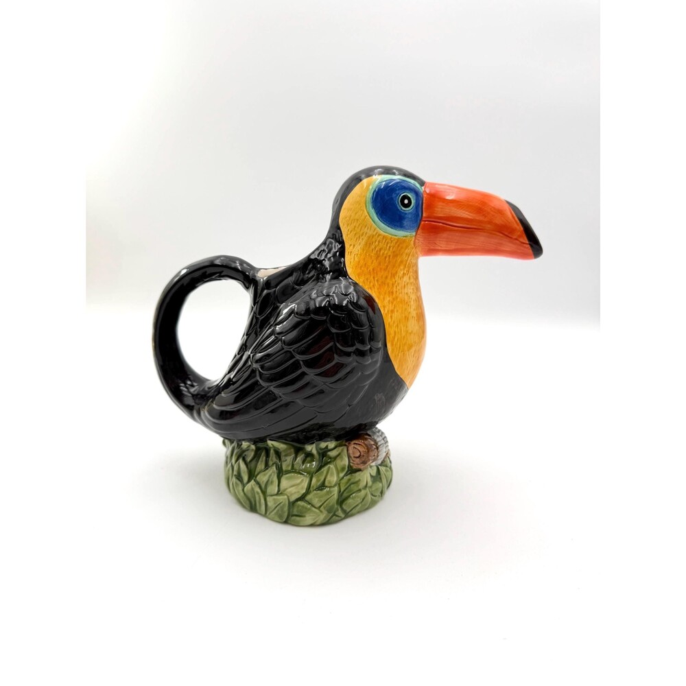 Lord & Taylor Figural Toucan Pitcher Vintage 9 Inch